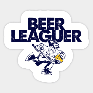 BEER LEAGUER Sticker